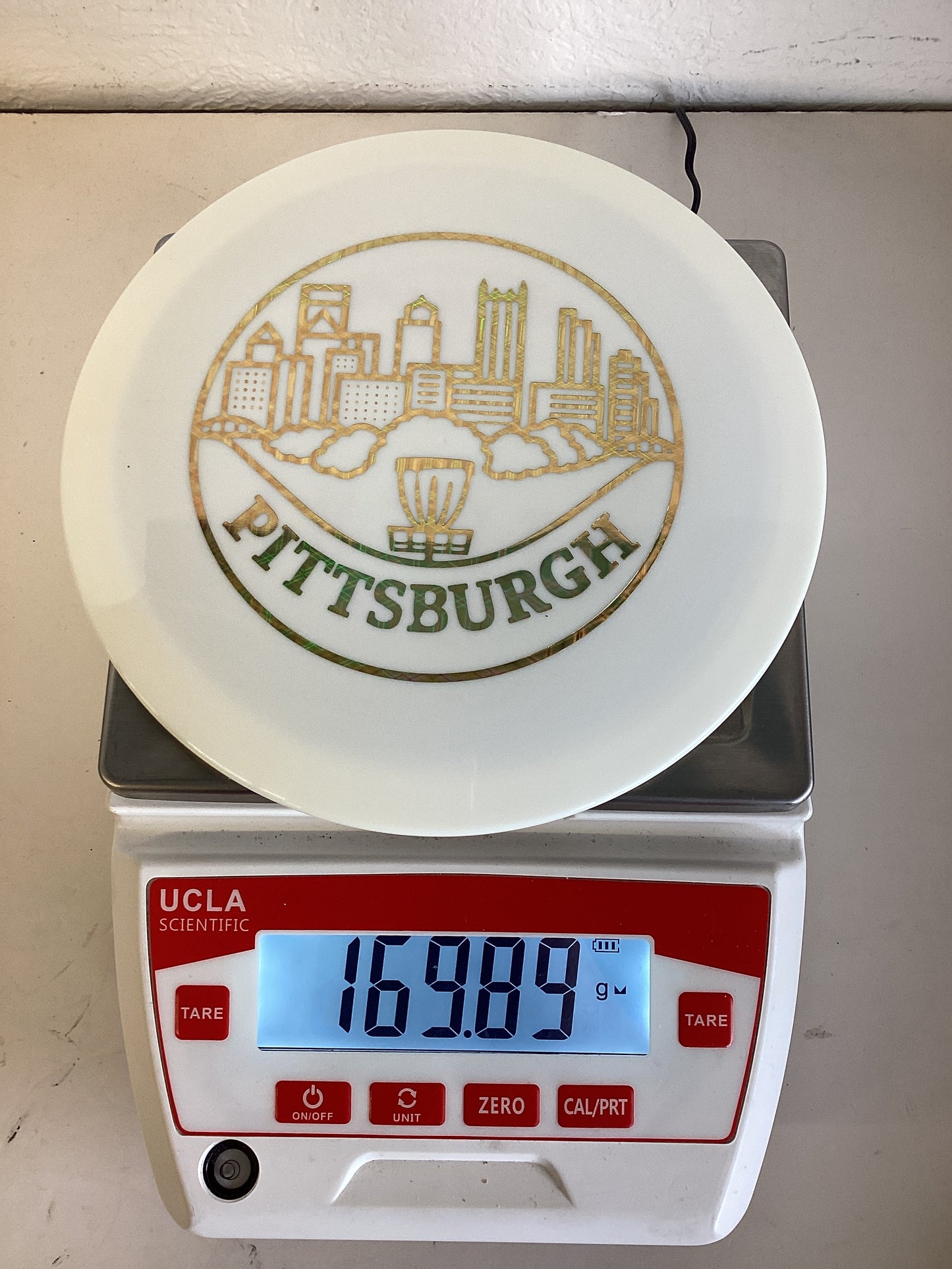 Discraft Paul McBeth White ESP Athena - Bottom Stamp
