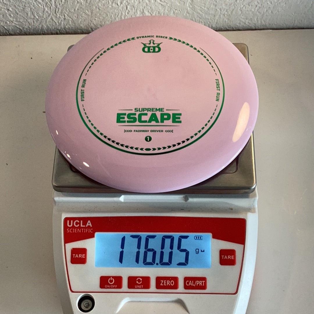 Dynamic Discs Supreme Escape First Run