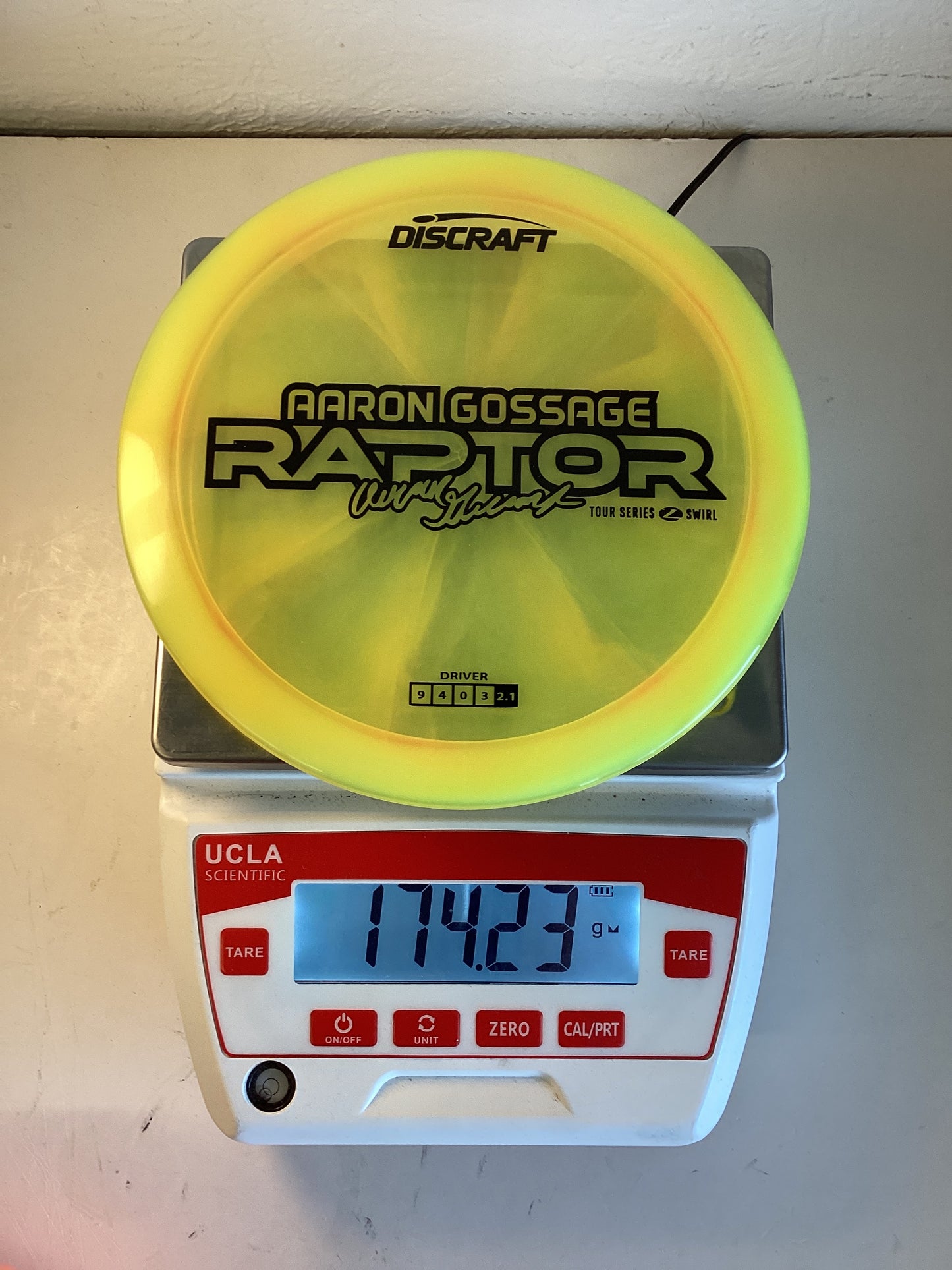Discraft Z Swirl Raptor Aaron Gossage 2025 Tour Series
