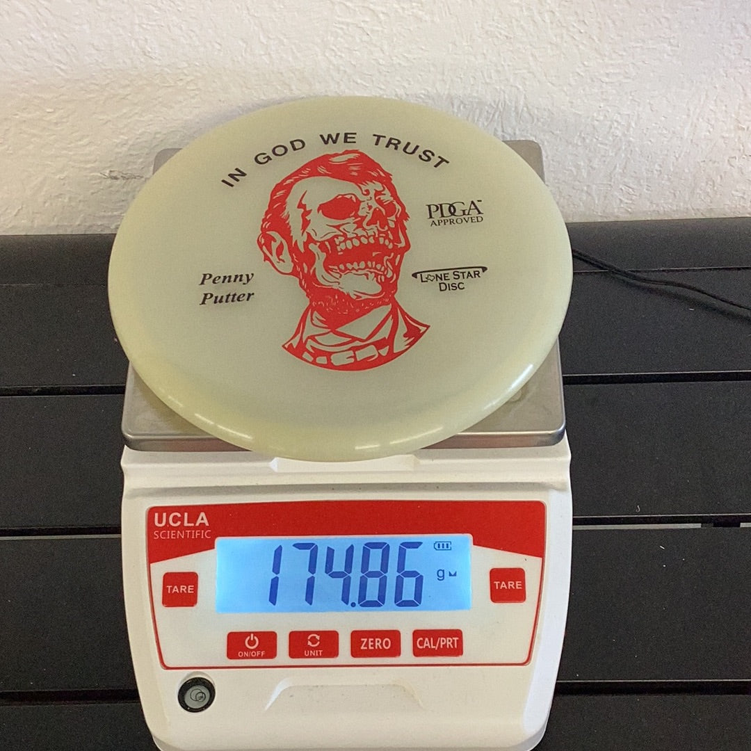 Lone Star Zombie Abe Glow Penny Putter