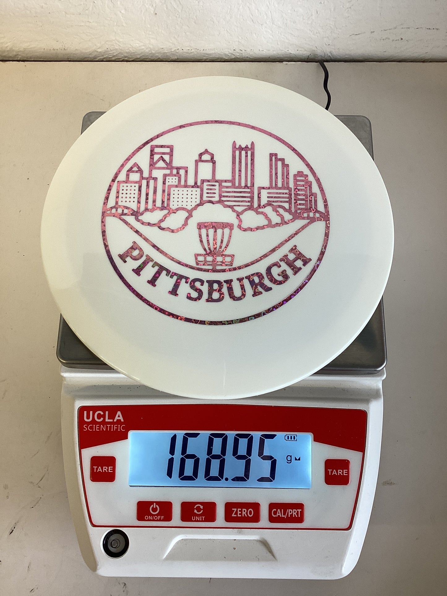 Discraft Paul McBeth White ESP Athena - Bottom Stamp