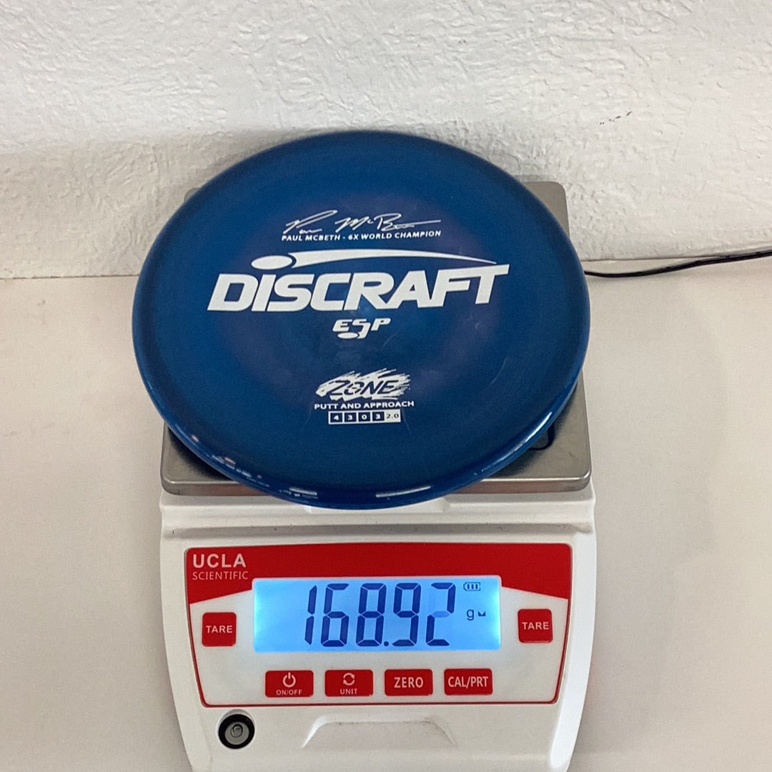 Discraft Paul McBeth 6x ESP Zone Signature Series