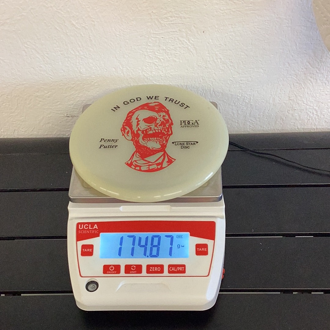 Lone Star Zombie Abe Glow Penny Putter