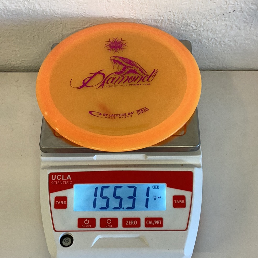 Diamond Light First Run Frost Line Plastic *RARE*