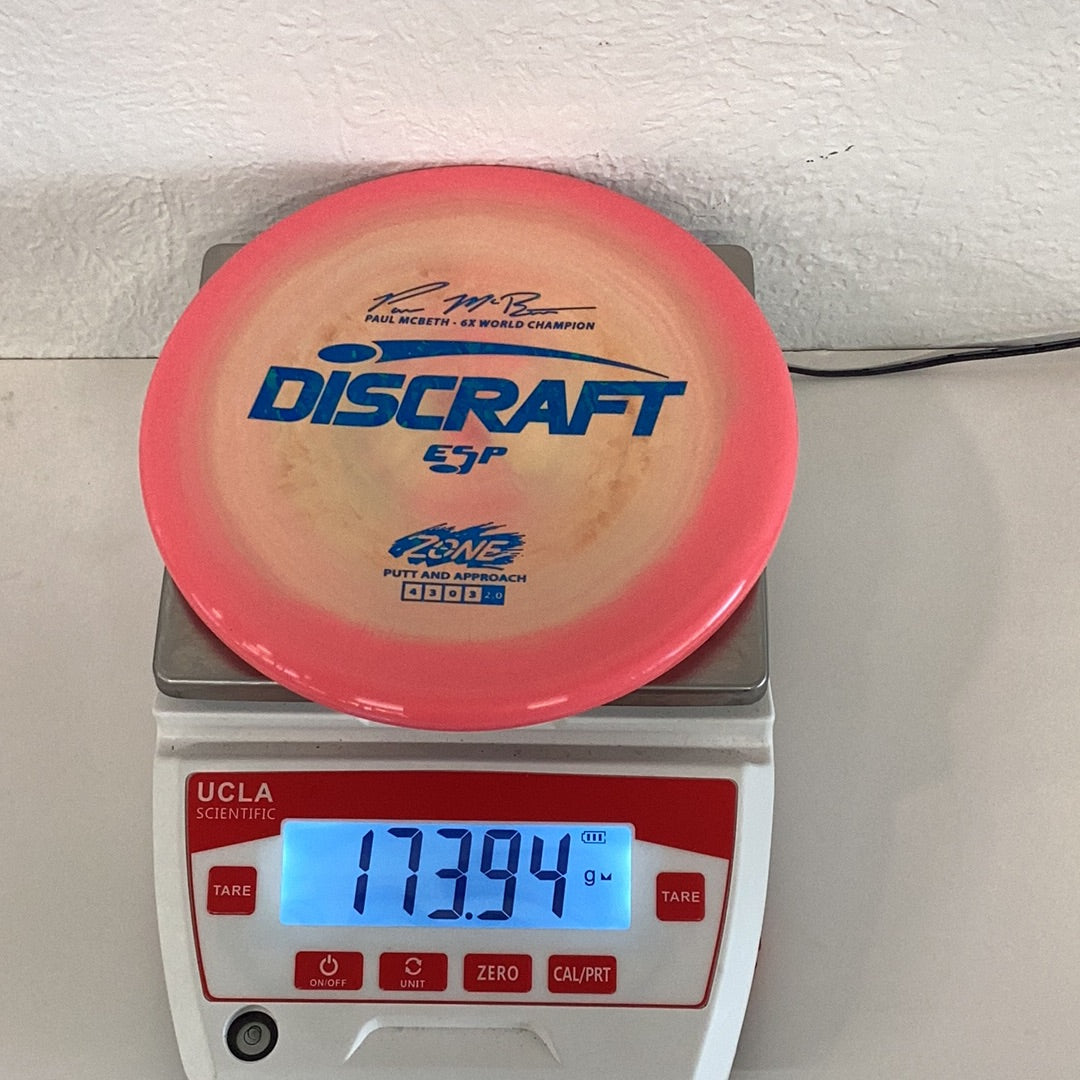 Discraft Paul McBeth 6x ESP Zone Signature Series