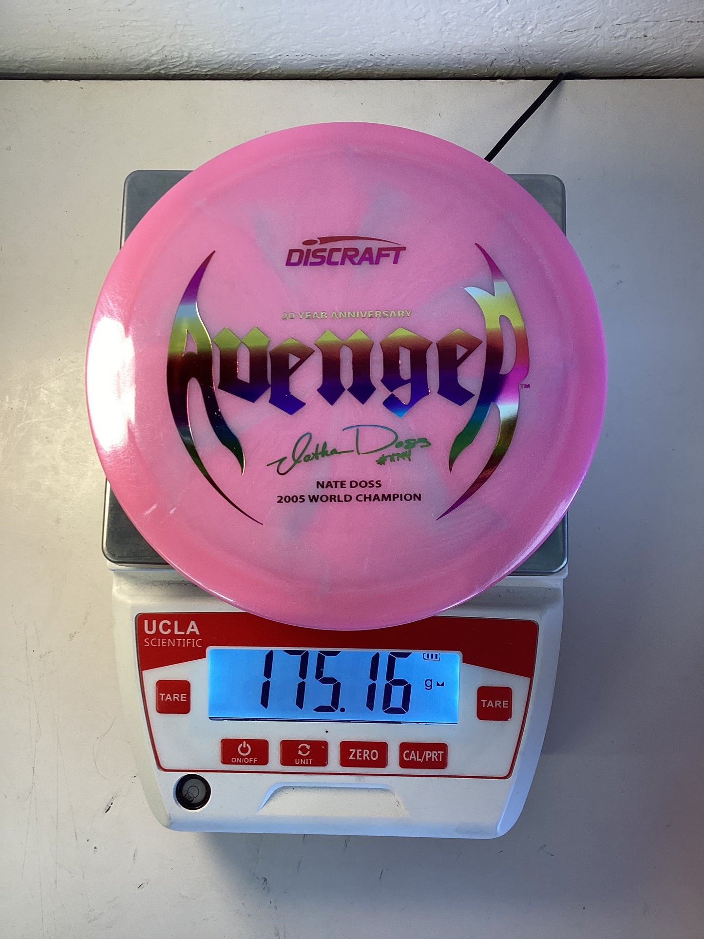 Discraft Colorshift Z Swirl Avenger - Nate Doss 20 Year Anniverary
