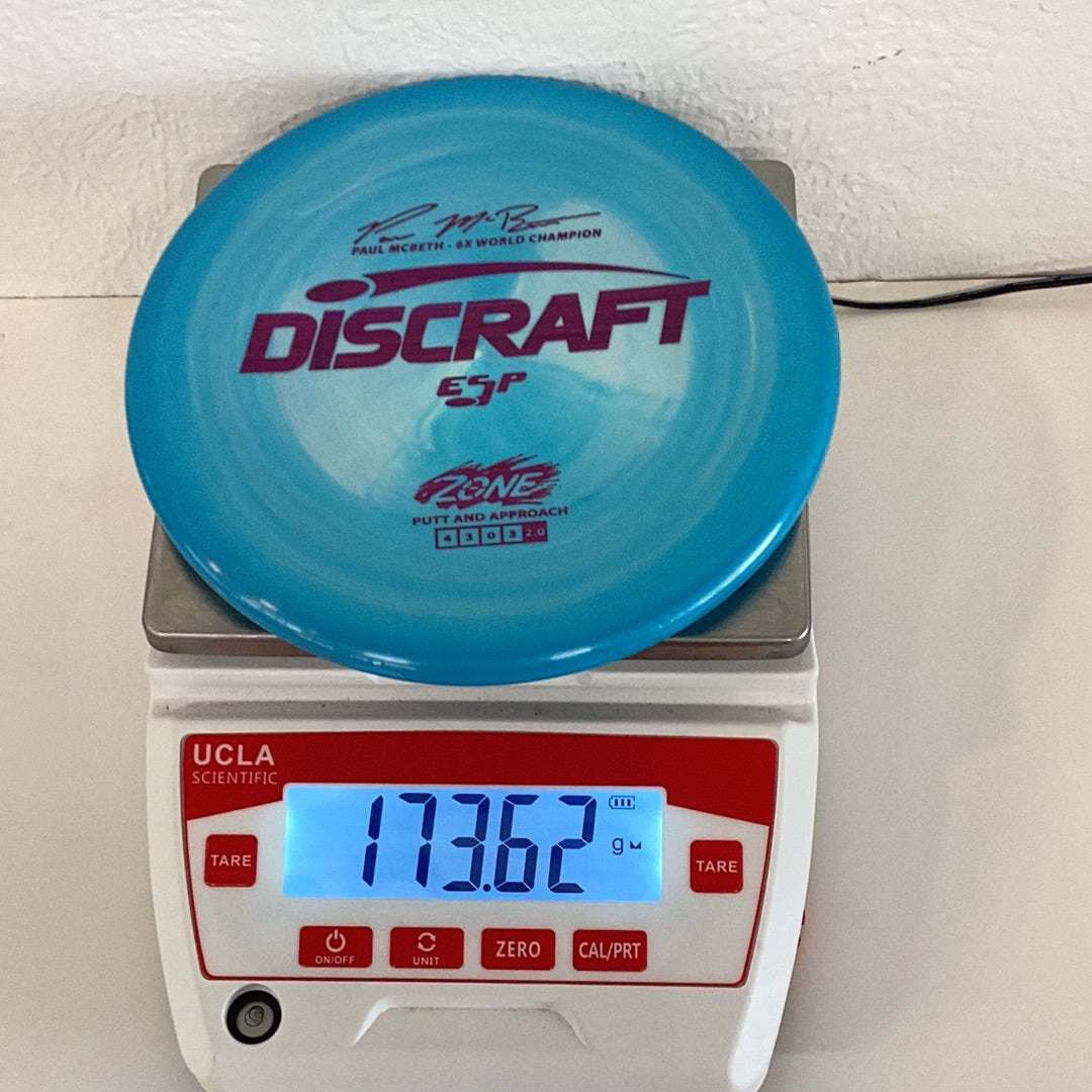 Discraft Paul McBeth 6x ESP Zone Signature Series