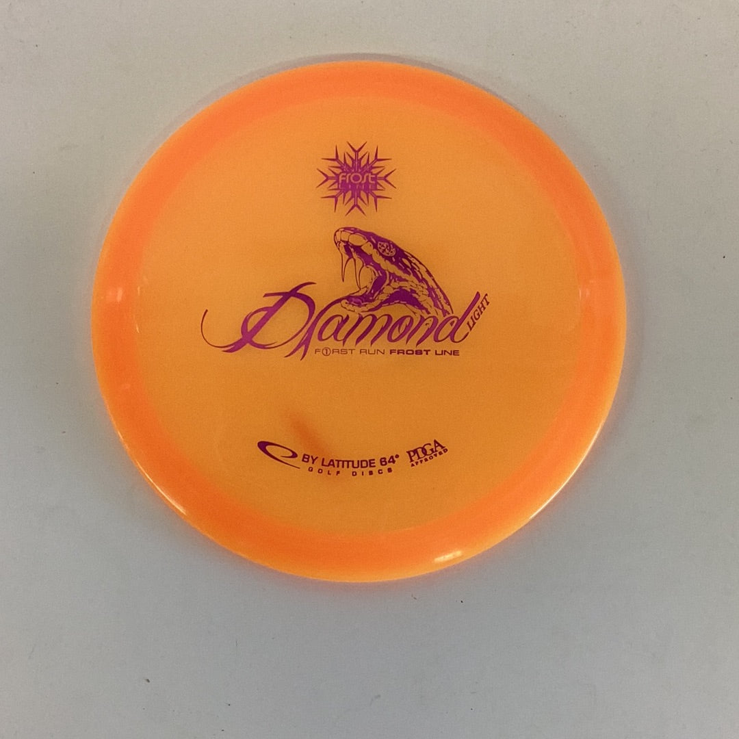 Diamond Light First Run Frost Line Plastic *RARE*
