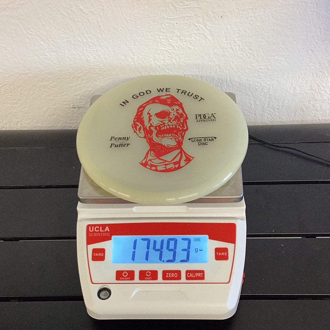 Lone Star Zombie Abe Glow Penny Putter