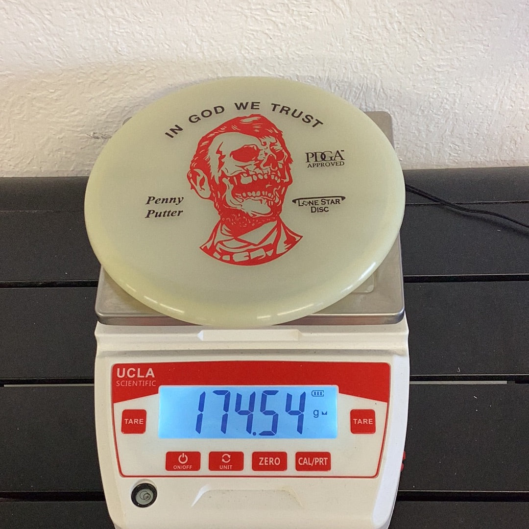 Lone Star Zombie Abe Glow Penny Putter