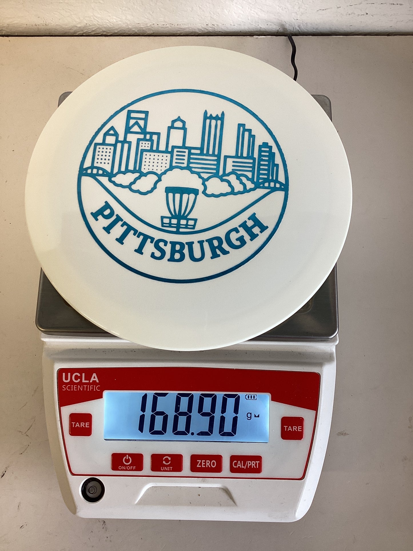 Discraft Paul McBeth White ESP Athena - Bottom Stamp