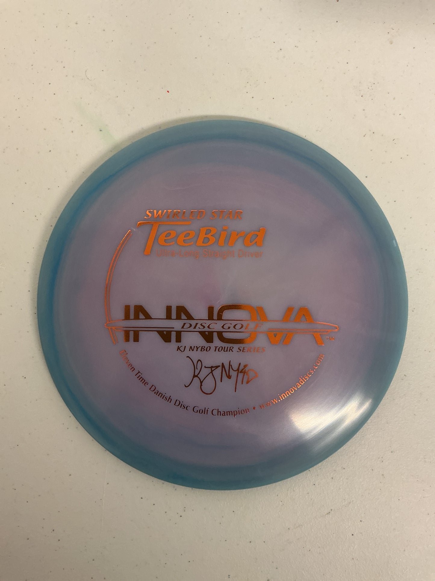 Innova Swirled Star Teebird KJ Nybo Tour Series- Purple/Blue - *PREOWNED*
