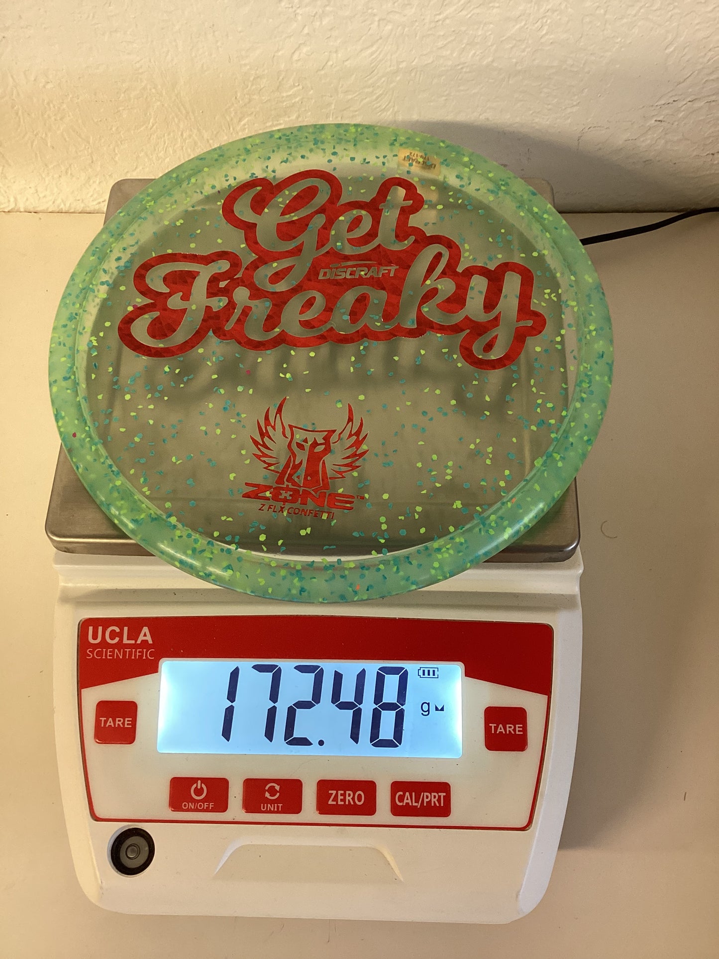 Discraft Brodie Smith Z FLX Confetti Zone "Get Freaky"