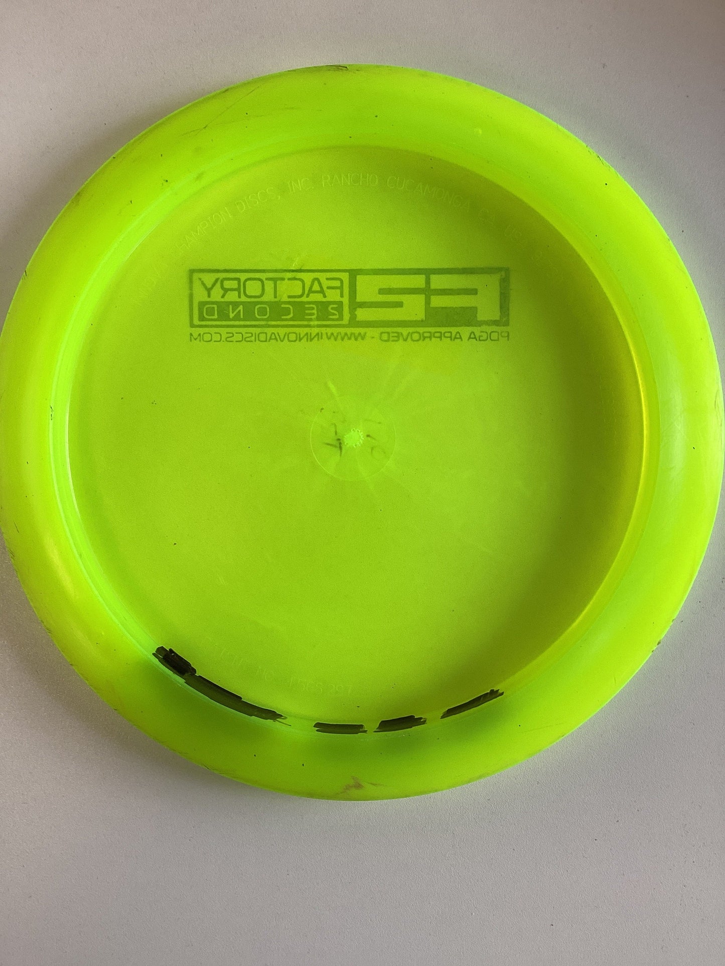 Innova-Champion-Destroyer-F2-YellowGreen-170.60g PRE-OWNED