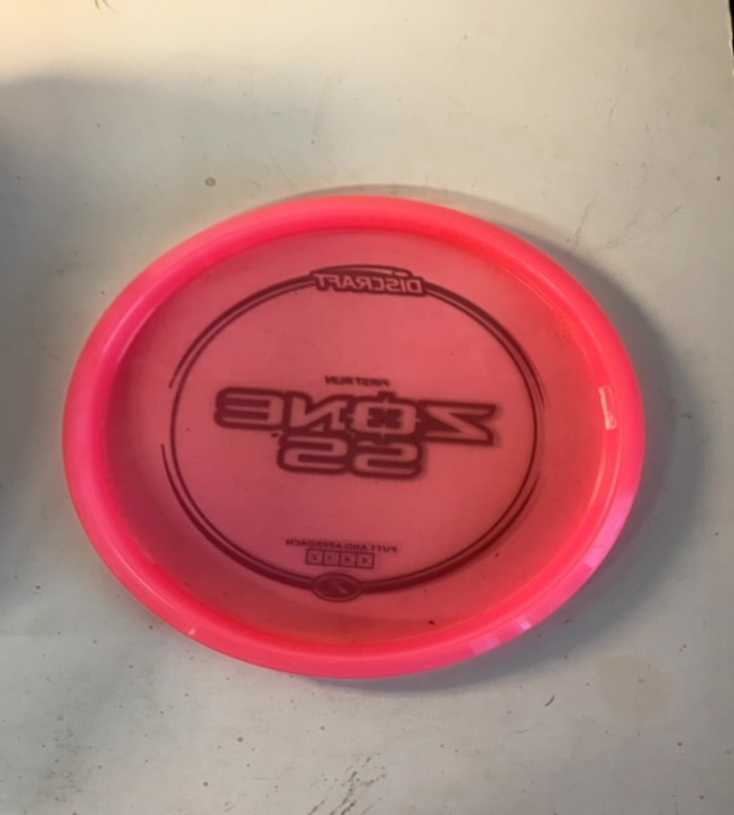 Discraft-Z-Zone SS-Pink-177.16g PRE-OWNED