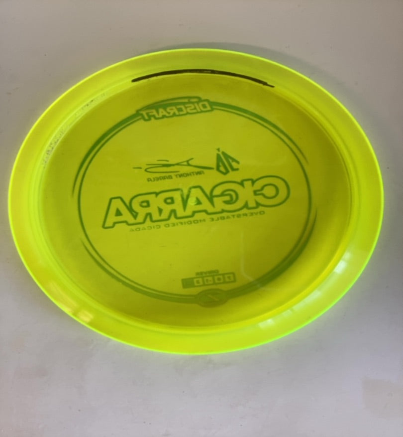 Discraft-Z Line-Cigarra-Yellow-176.57g PRE-OWNED