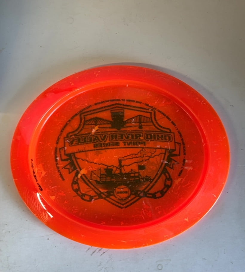 Meridian Discs-Marbled Clarus-Chasm-Orange-175.45g PRE-OWNED