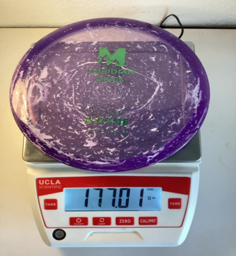 Meridian-Discs-Marbled-Clarus-Ravine-Purple-177.01g PRE-OWNED