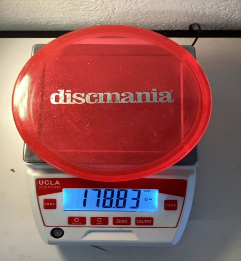 Discmania-C-Line Metal Flake-MD3-Red-178.83g PRE-OWNED