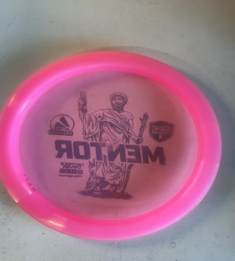 Discmania-Active-Premium-Mentor-Pink-173.21g PRE-OWNED