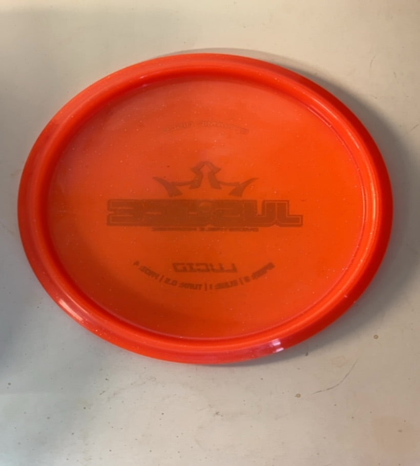 Dynamic Discs-Lucid-Justice-Orange-170.72g PRE-OWNED