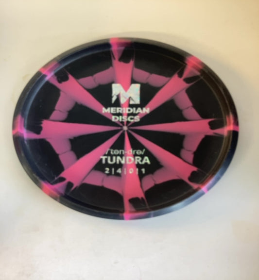 Meridian-Discs-Marbled-Graphite-Tundra-Pink-Black-172.19g PRE-OWNED