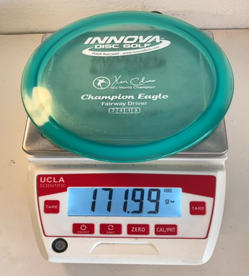 Innova-Champion-Eagle-Teal-171.99g PRE-OWNED