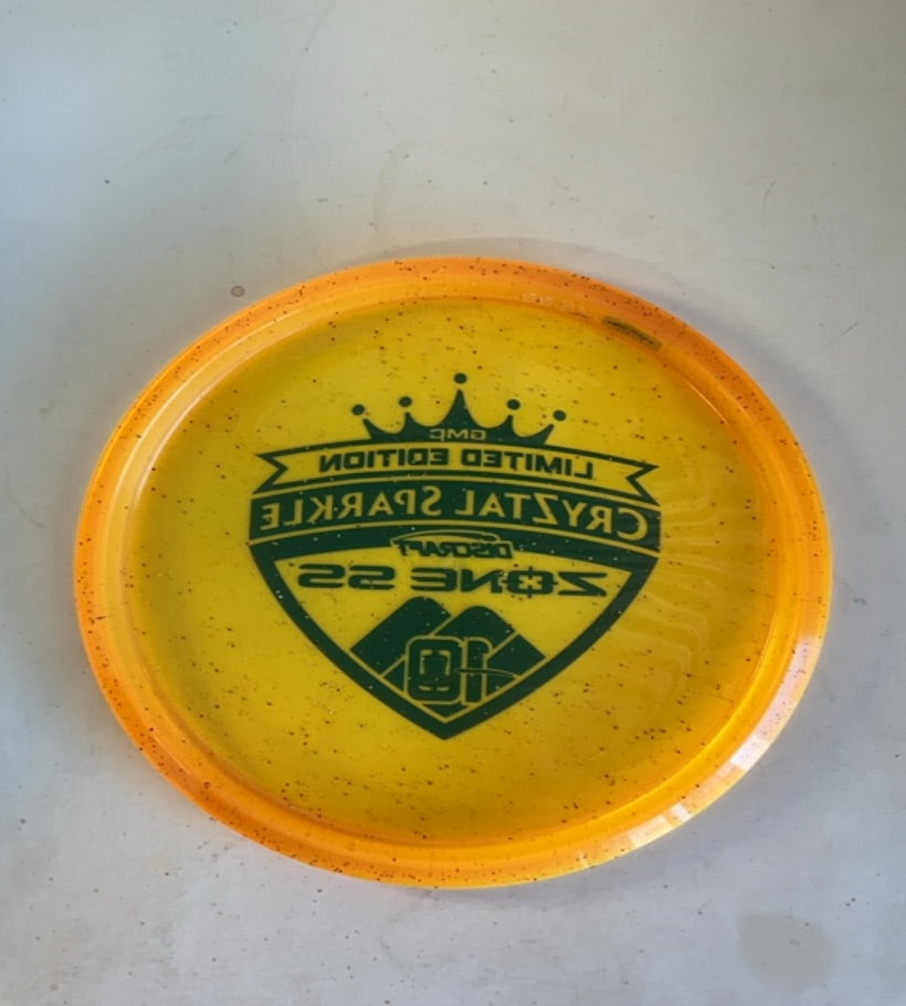 Discraft-CryZtal Sparkle-Zone SS-Orange-176.67g PRE-OWNED