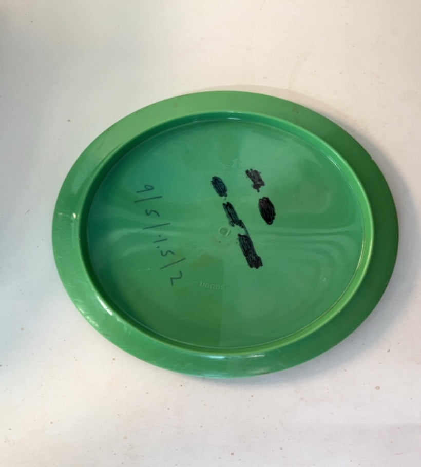 Dynamic Discs-Fuzion-Vandal-Green-174.59g PRE-OWNED