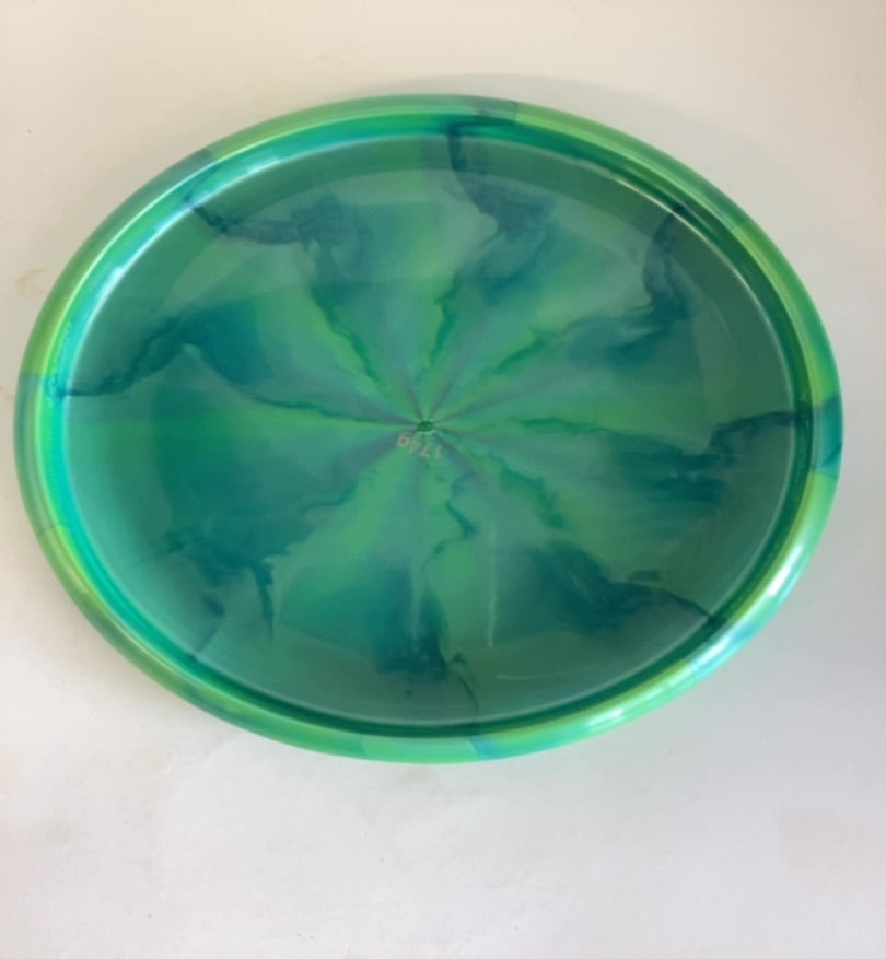 Discraft-Titanium Swirl-Ultra Luna-Green-175.05g PRE-OWNED