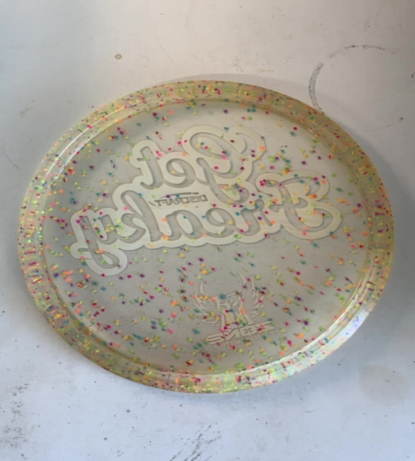 Discraft-Z FLX confetti-Zone-Yellow-174.92g PRE-OWNED