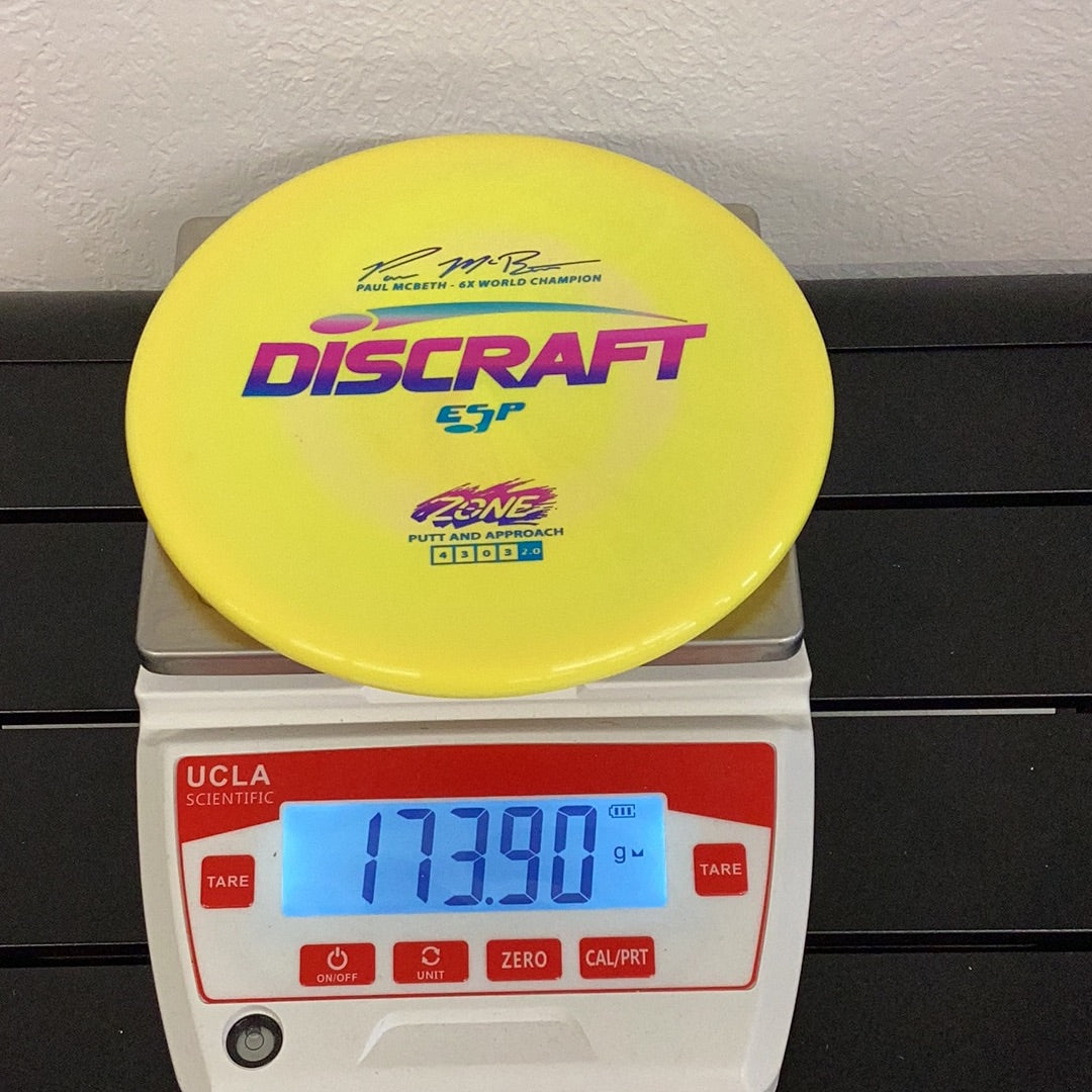 Discraft Paul McBeth 6x ESP Zone Signature Series