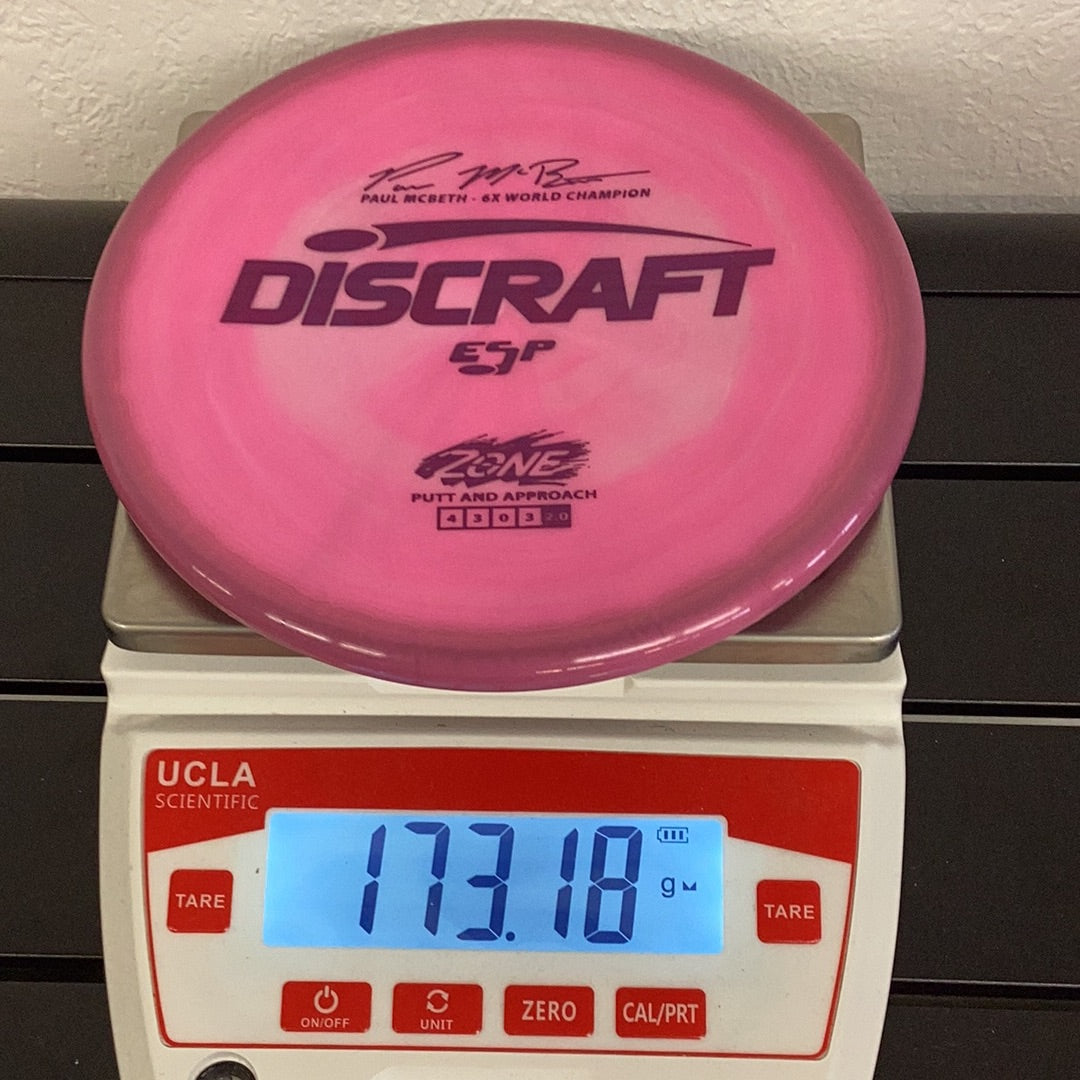Discraft Paul McBeth 6x ESP Zone Signature Series