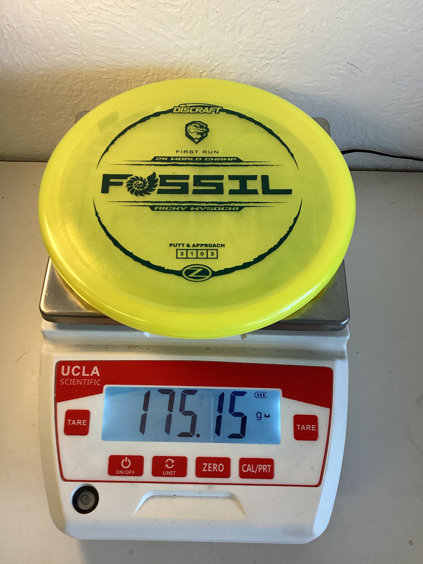 Discraft Colorshift Z Ricky Wysocki Fossil - First Run