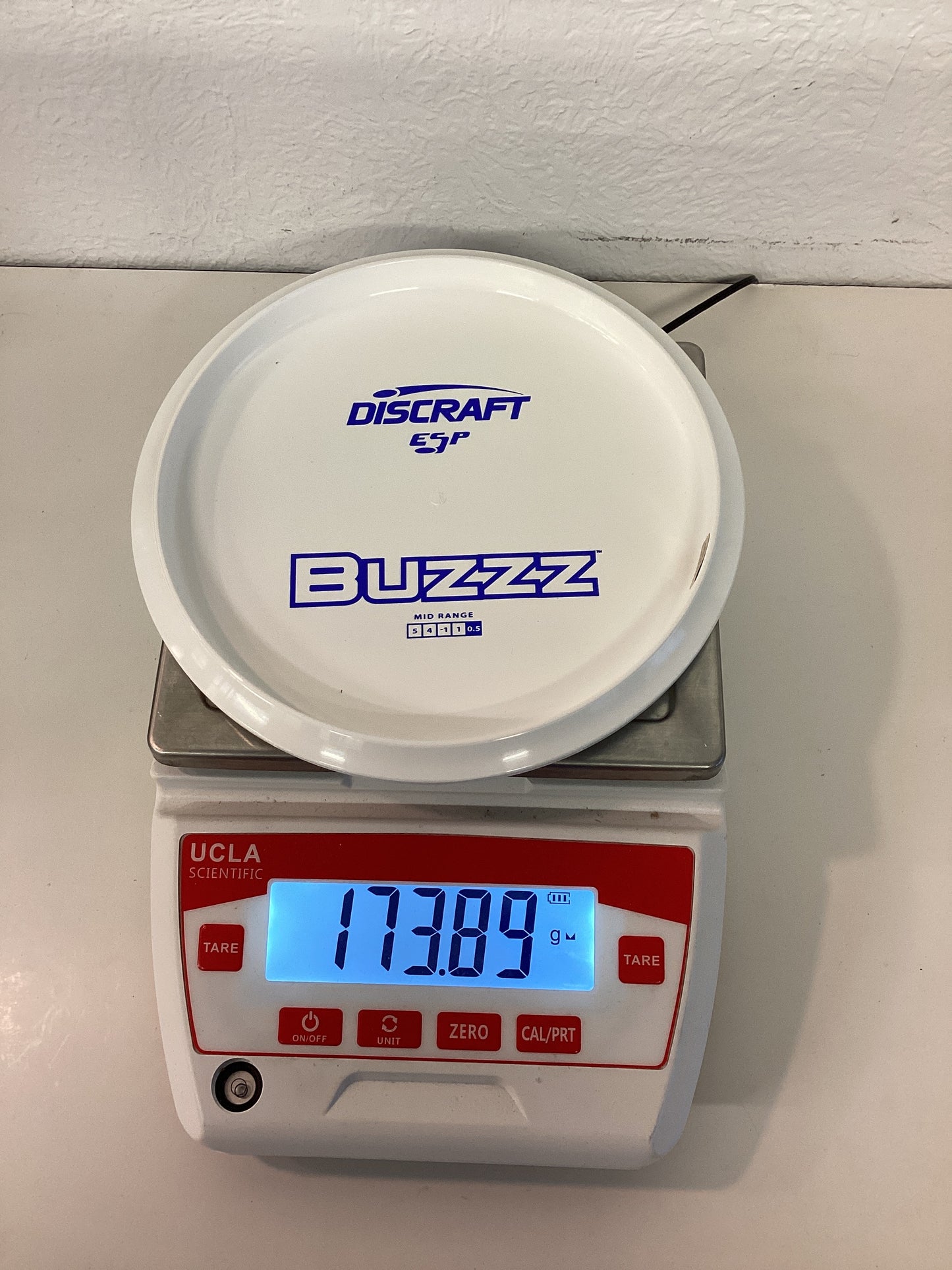 Discraft ESP Buzzz Solid White Bottom Stamp