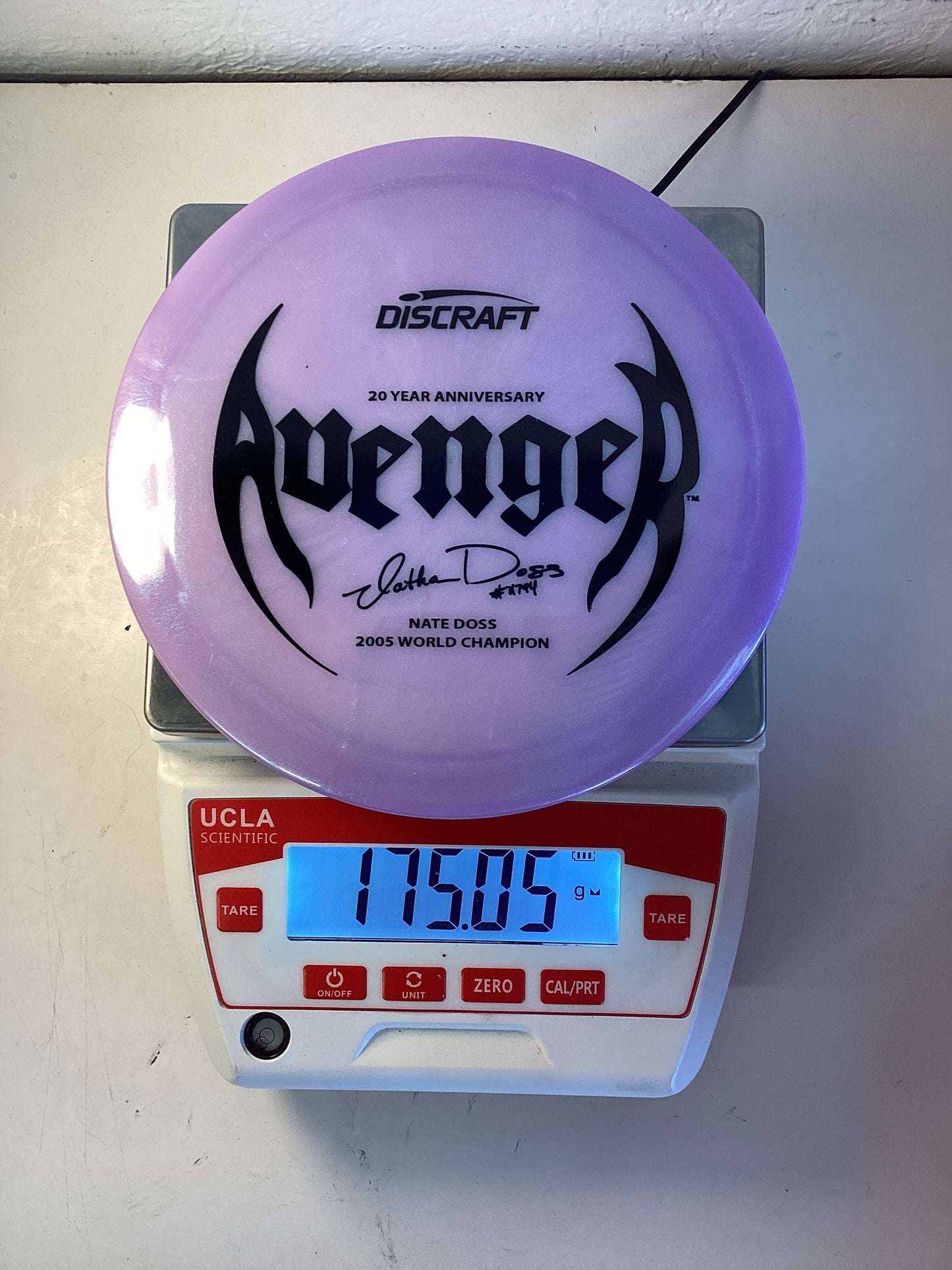 Discraft Colorshift Z Swirl Avenger - Nate Doss 20 Year Anniverary