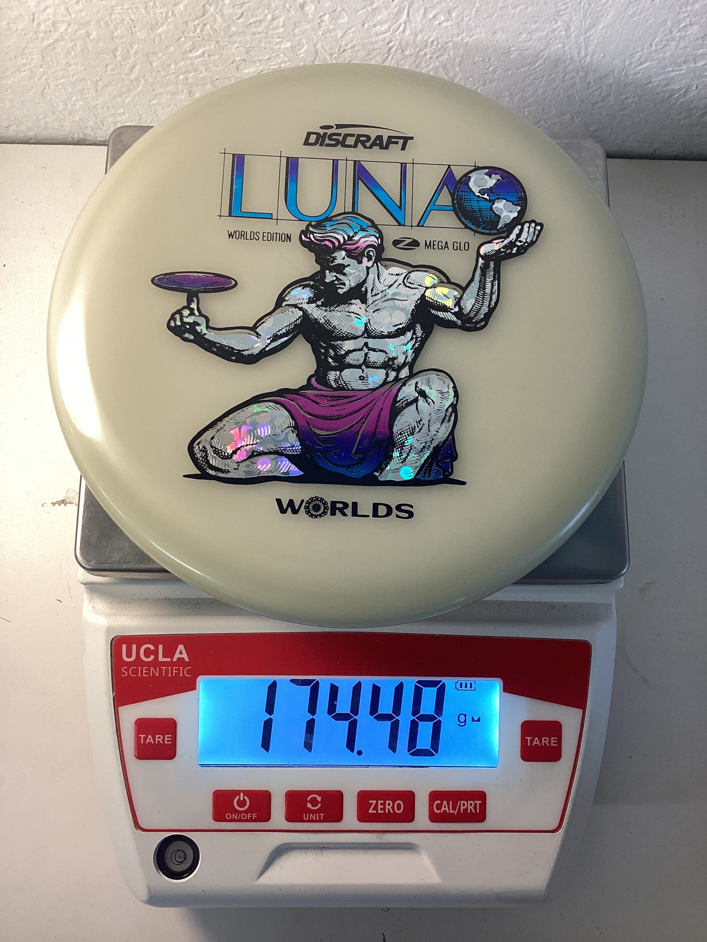 Discraft Worlds 2026 Edition Mega Glo Luna - Spirit of Detroit