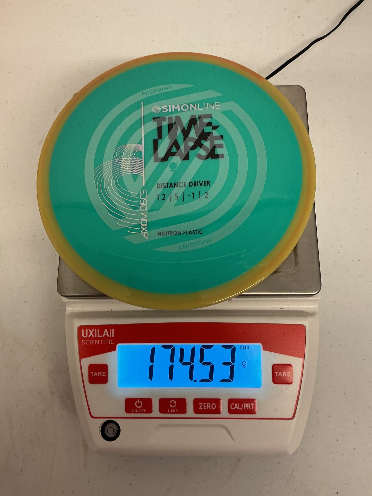 Axiom Neutron Time-Lapse (Retooled) Misprint - Simon Line Misprint Stamp