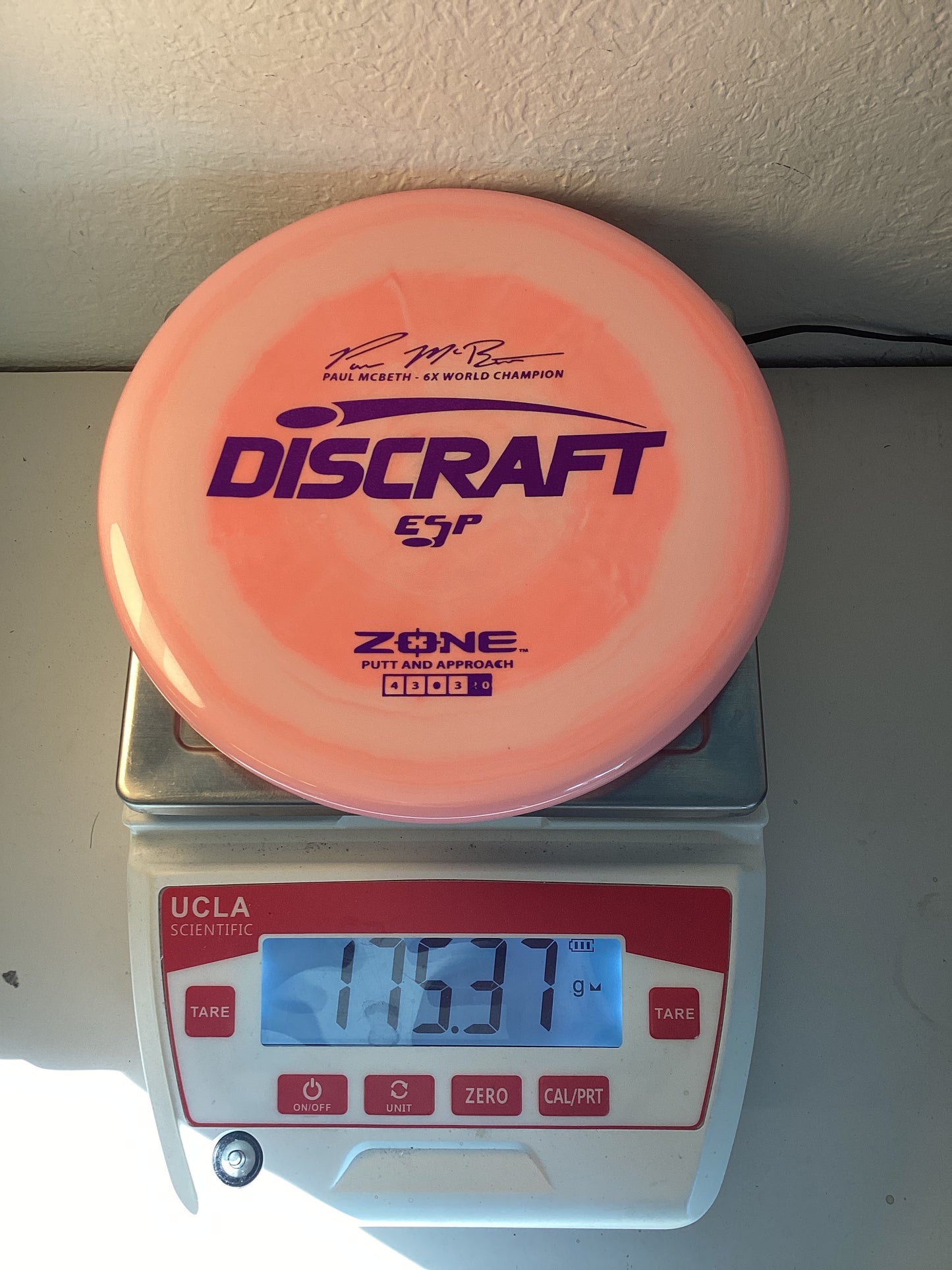 Discraft Paul McBeth 6x ESP Zone Signature Series