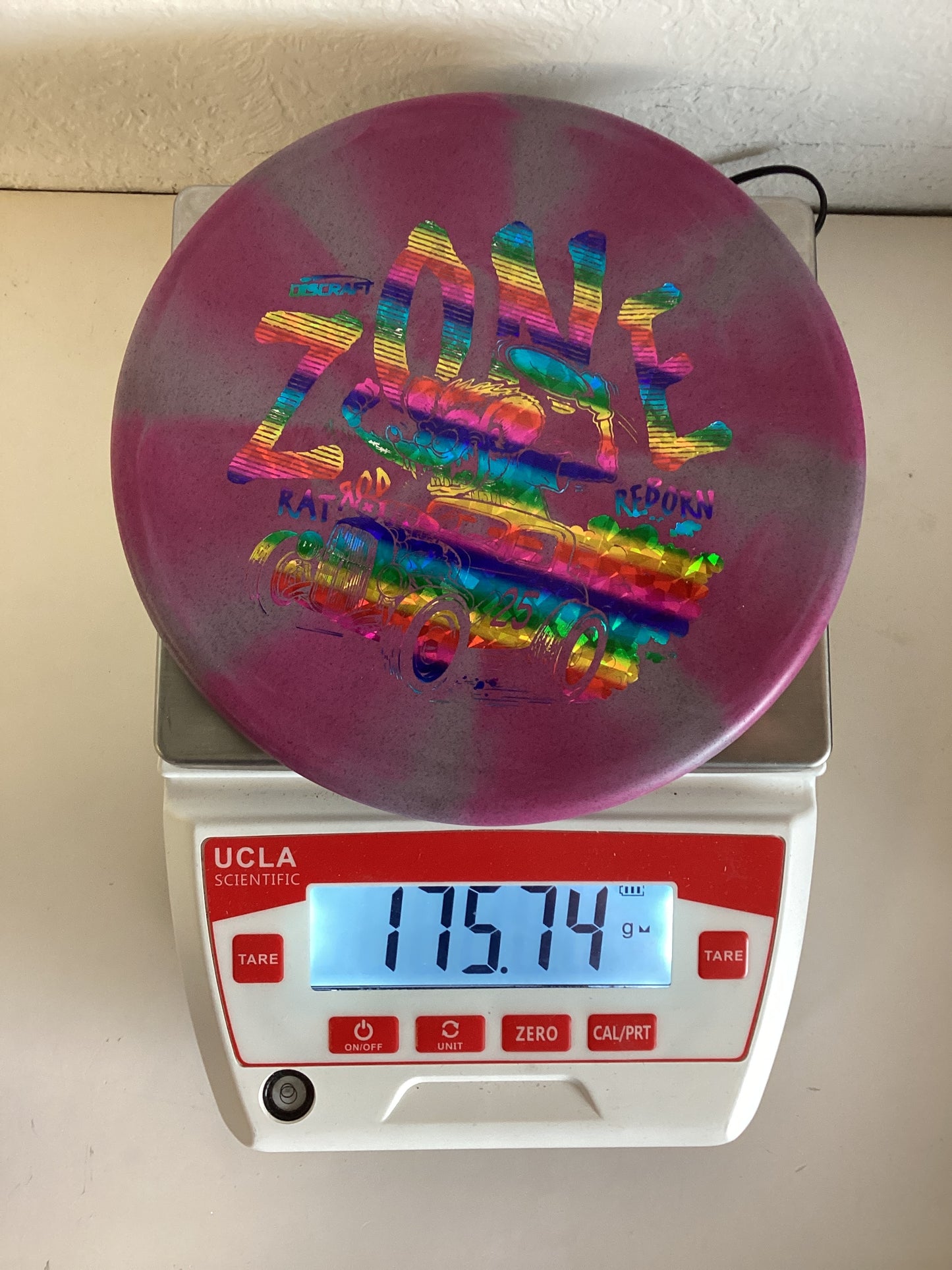 Discraft Rubber Blend Swirl (8-hole) Zone - 2025 Ledgestone Edition