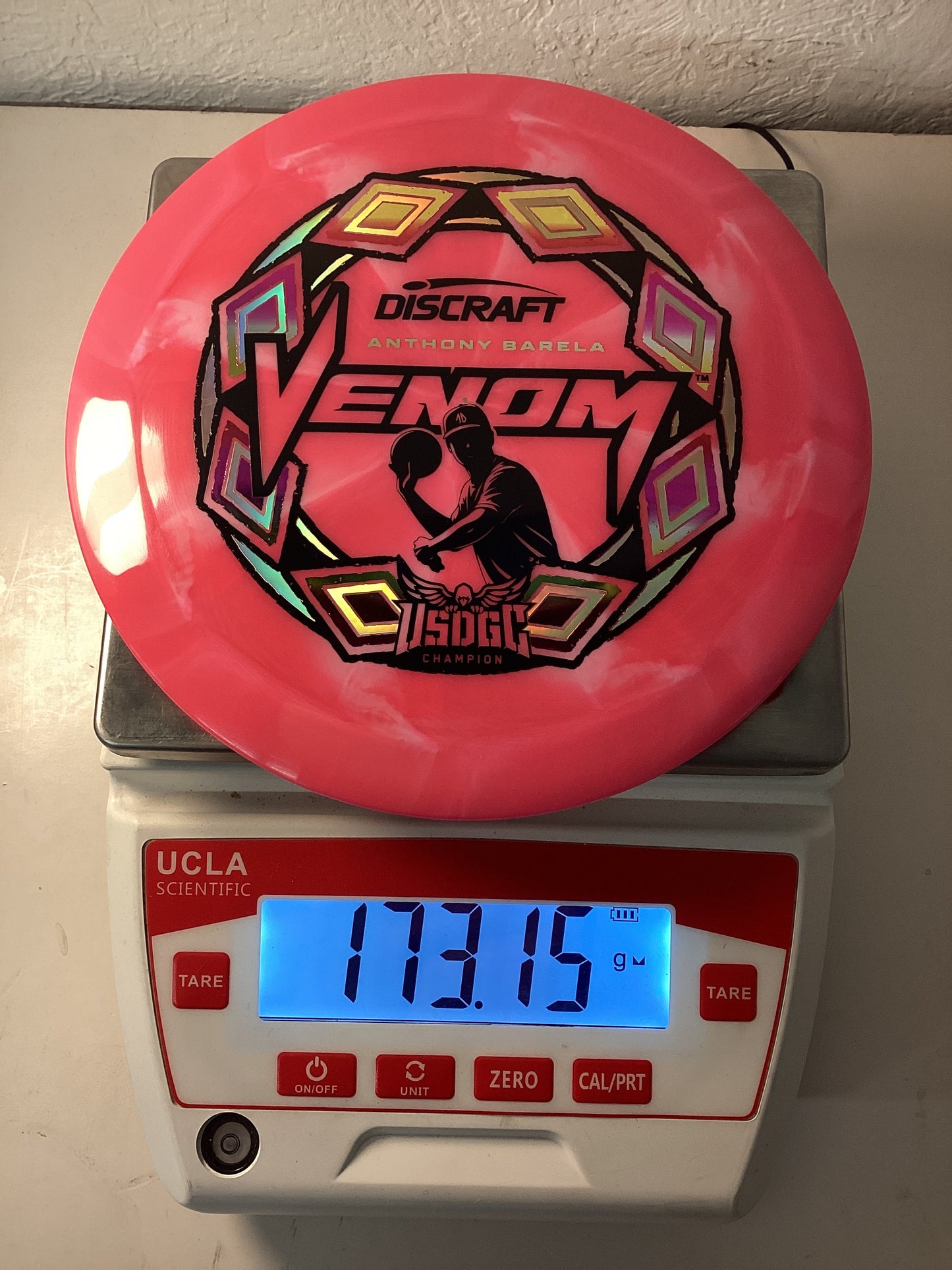 Discraft ESP Swirl Venom Anthony Barela USDCG Champion