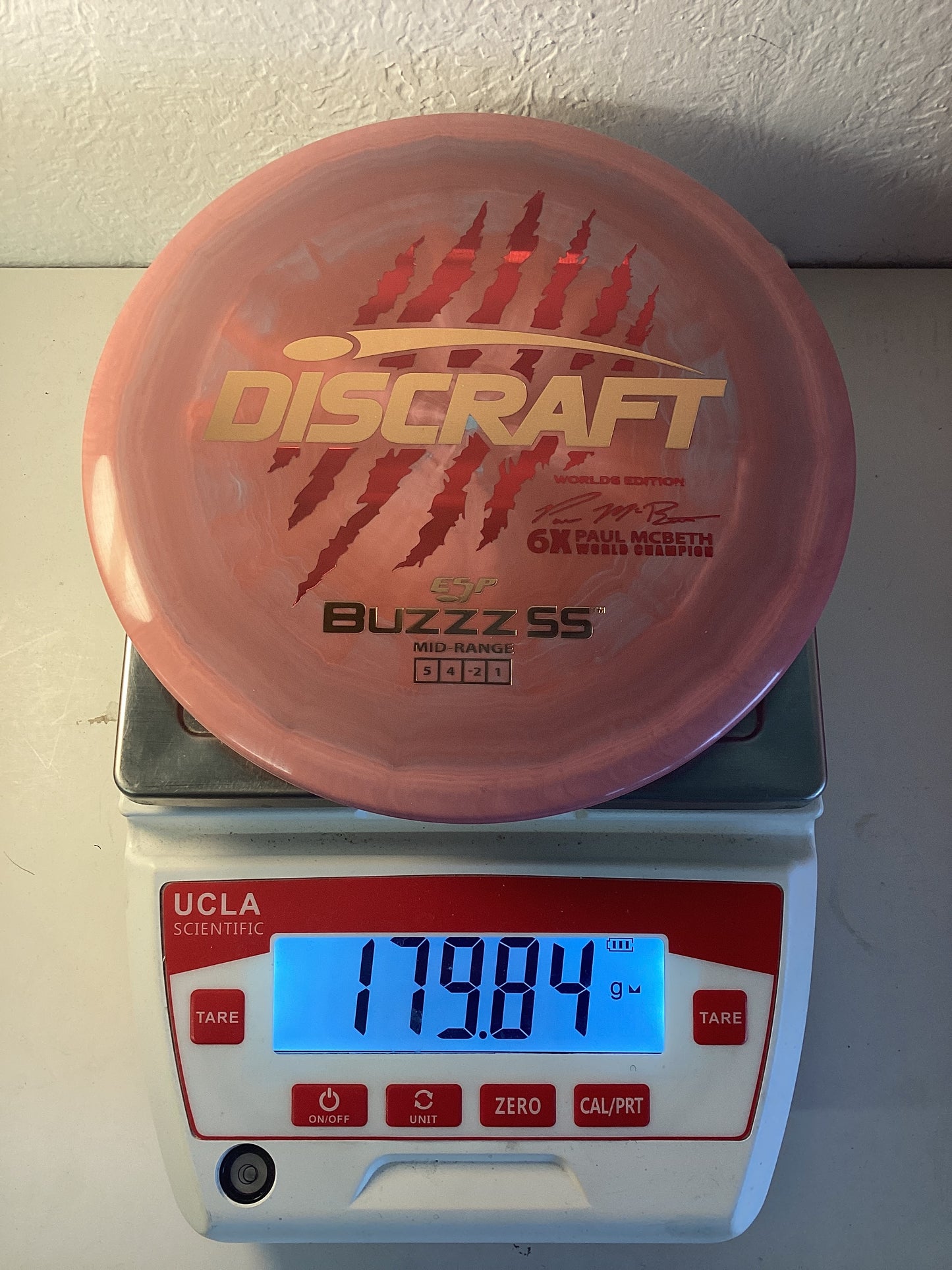 Discraft Worlds 2026 Edition ESP Buzzz SS - Paul McBeth 6-Claw