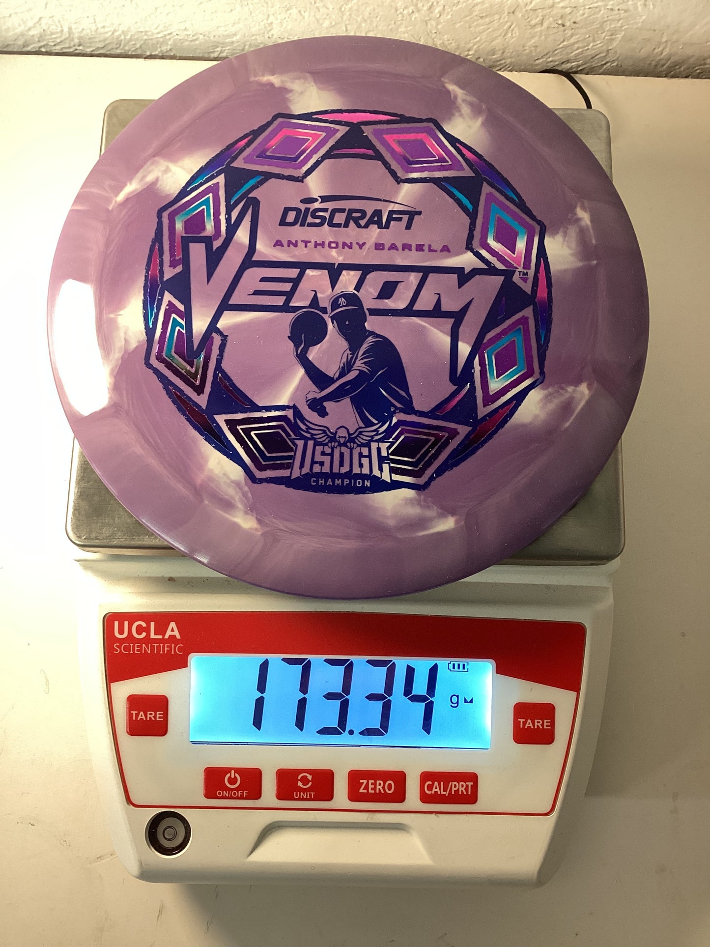 Discraft ESP Swirl Venom Anthony Barela USDCG Champion