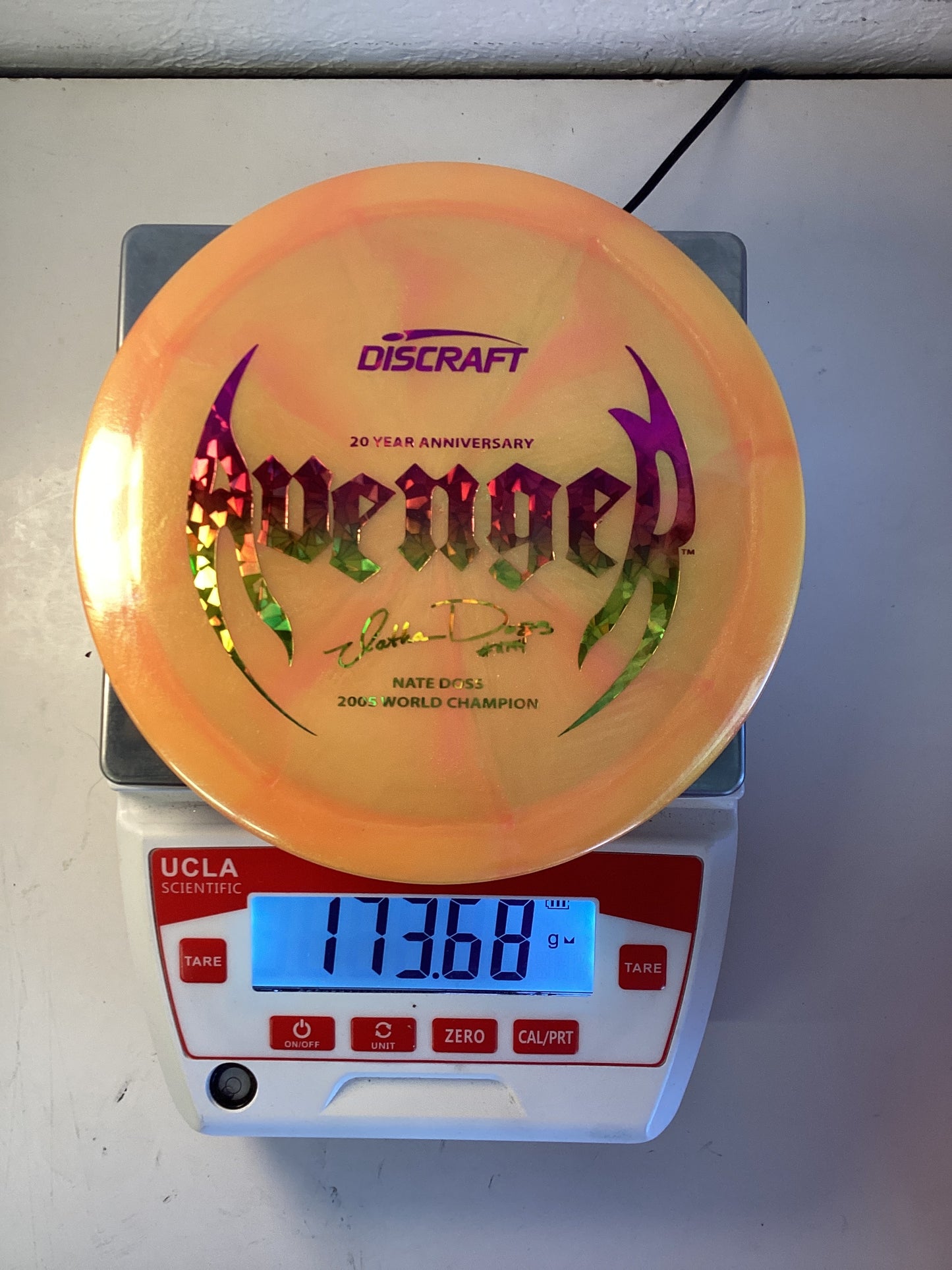 Discraft Colorshift Z Swirl Avenger - Nate Doss 20 Year Anniverary