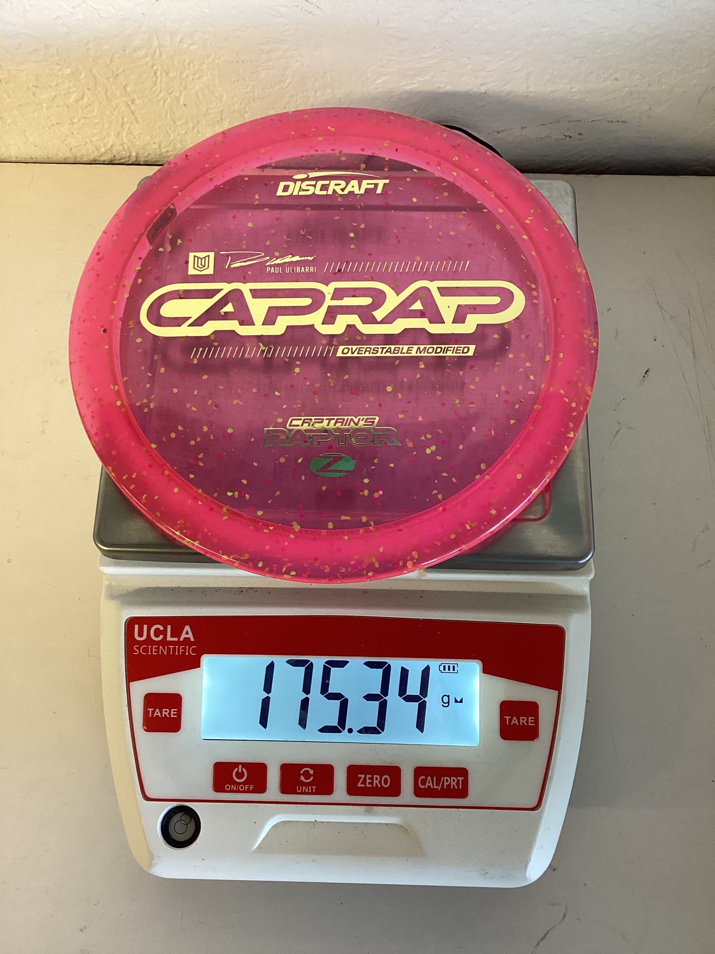 Discraft Z Confetti Captain's Raptor 2026