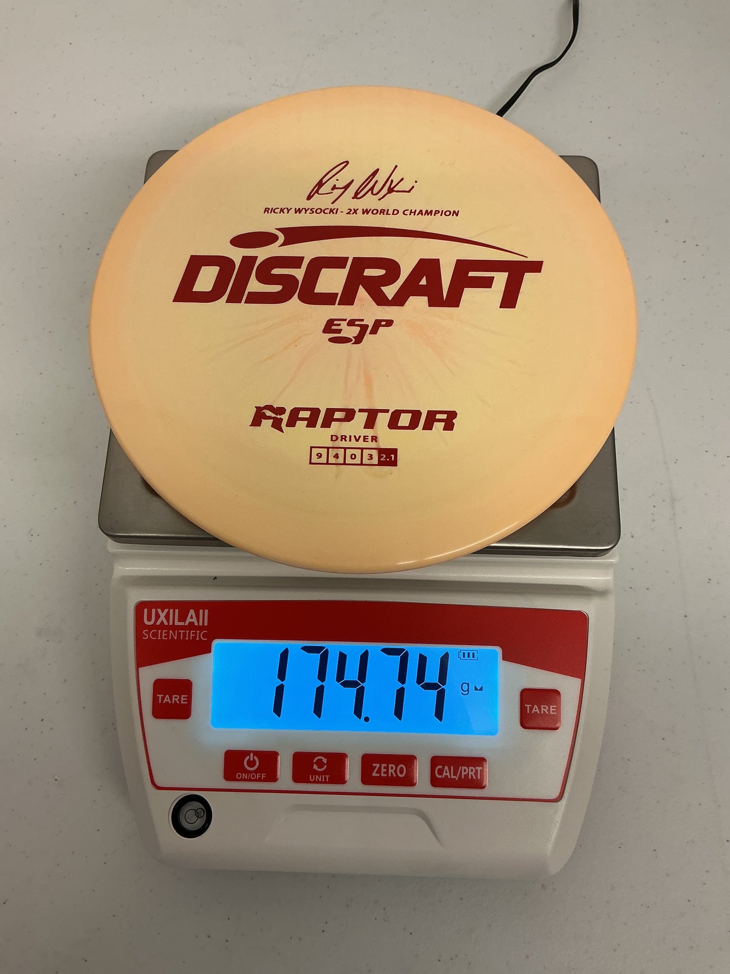 Discraft ESP Raptor - Ricky Wysocki 2x World Champion Stamp