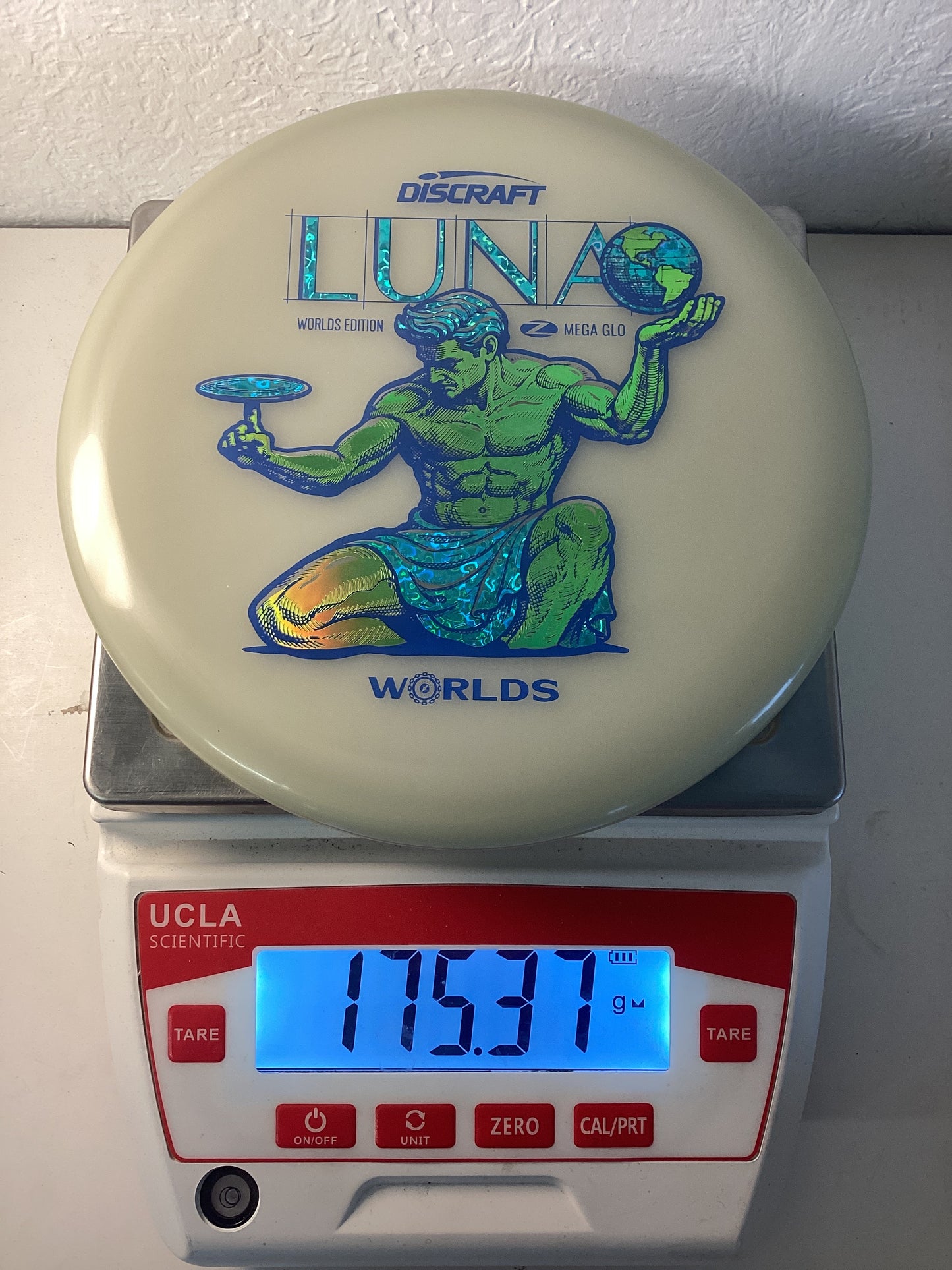 Discraft Worlds 2026 Edition Mega Glo Luna - Spirit of Detroit