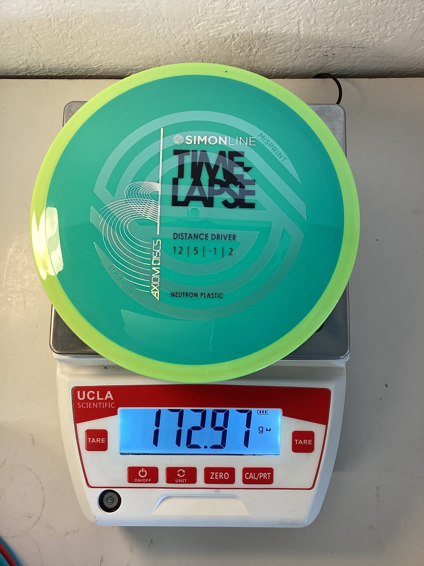 Axiom Neutron Time-Lapse (Retooled) Misprint - Simon Line Misprint Stamp