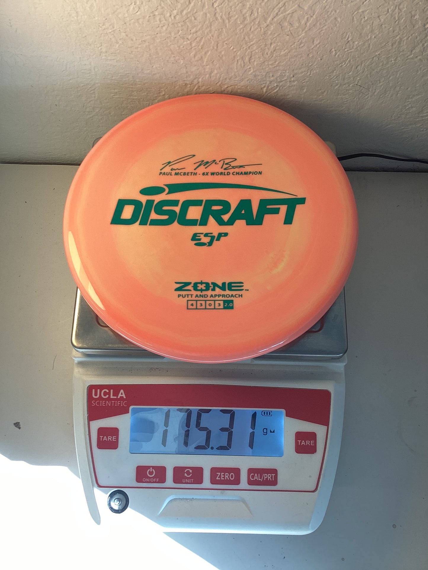 Discraft Paul McBeth 6x ESP Zone Signature Series