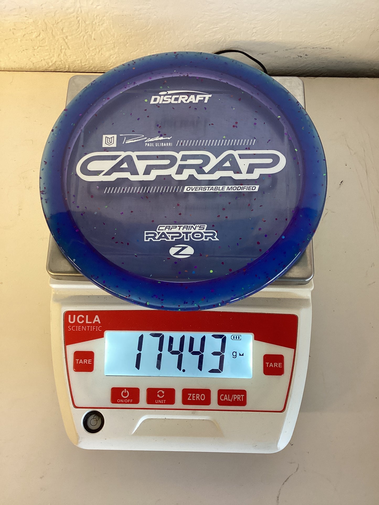 Discraft Z Confetti Captain's Raptor 2026